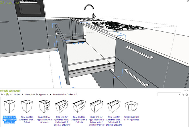 PC COCINAS - Estudio de cocinas - Cubos de basura libre instalación para  módulos de 400 mm Mega