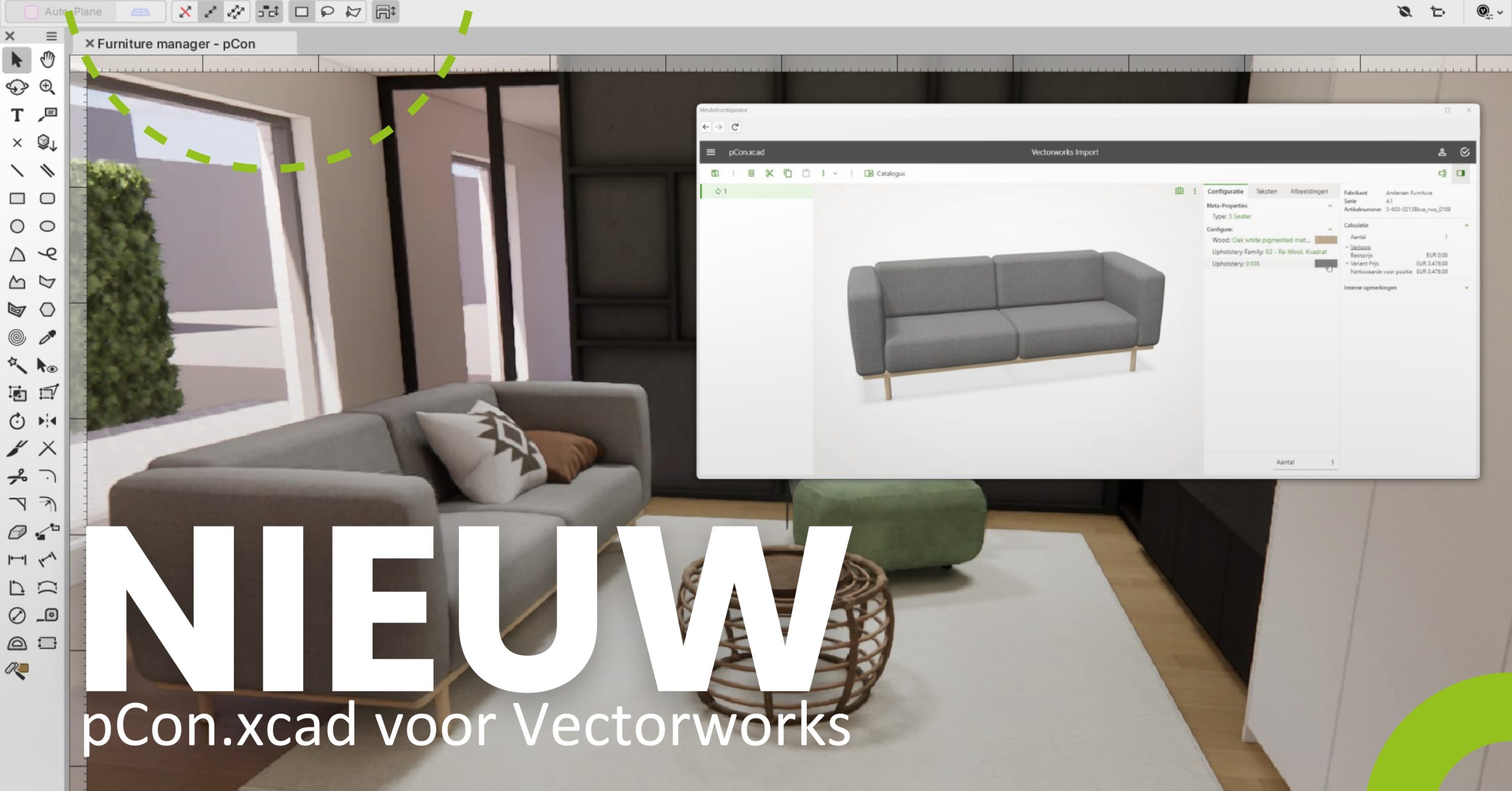 Nieuw! pCon in Vectorworks